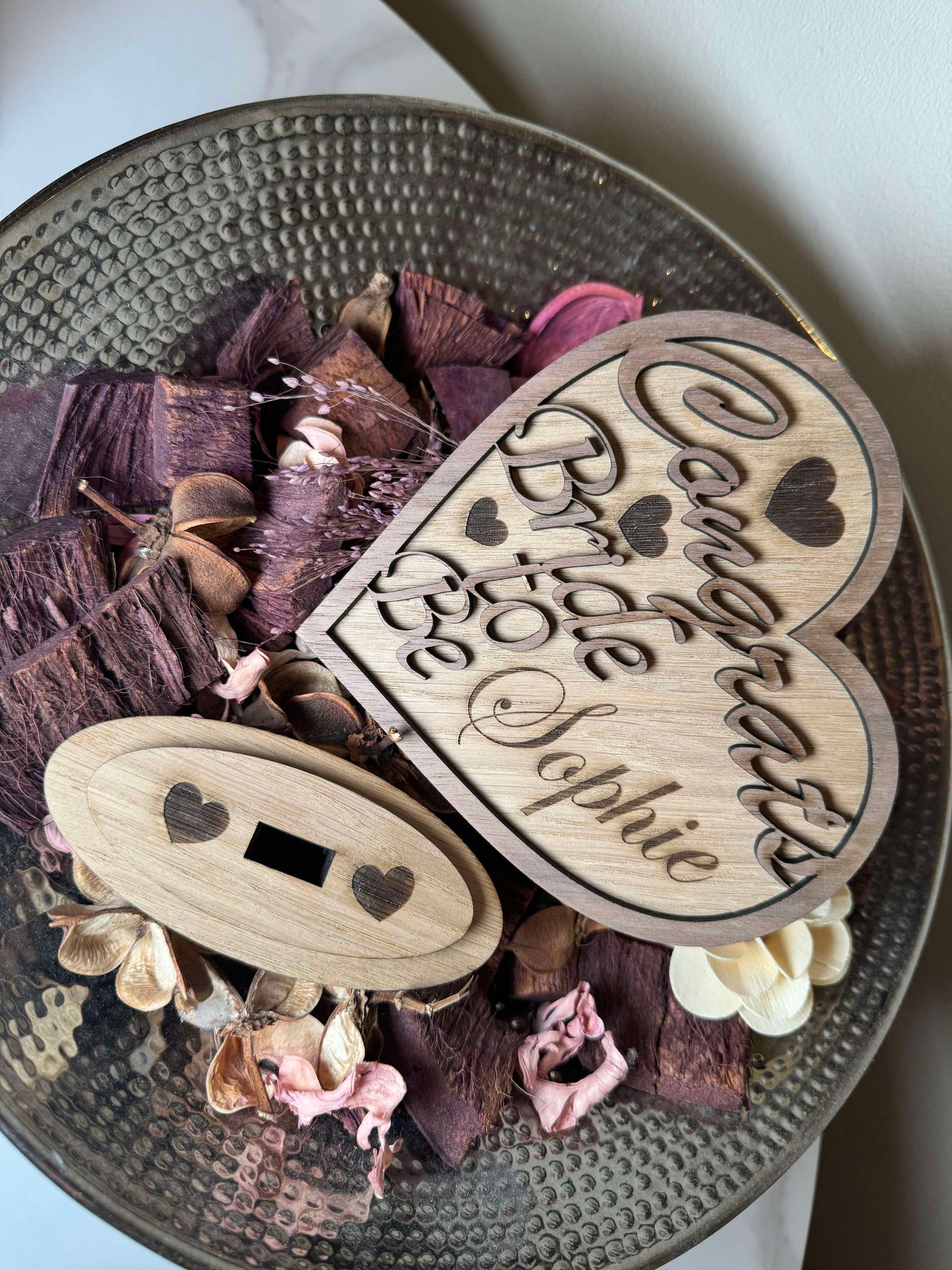 Wooden Custom Congrats To Be Bride Gift. - Image 4
