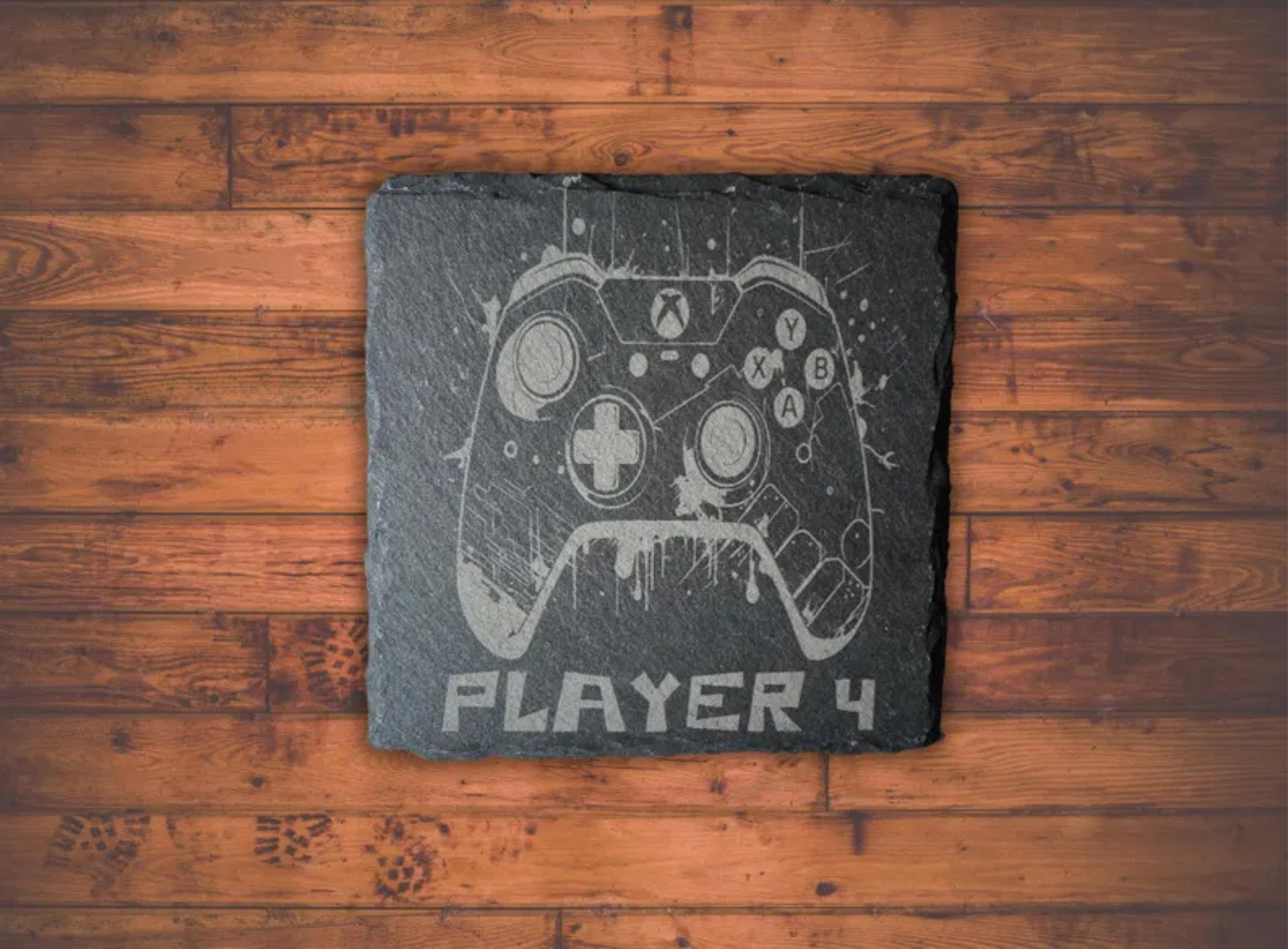 Personalised Game Controller Slate Coasters - Image 3