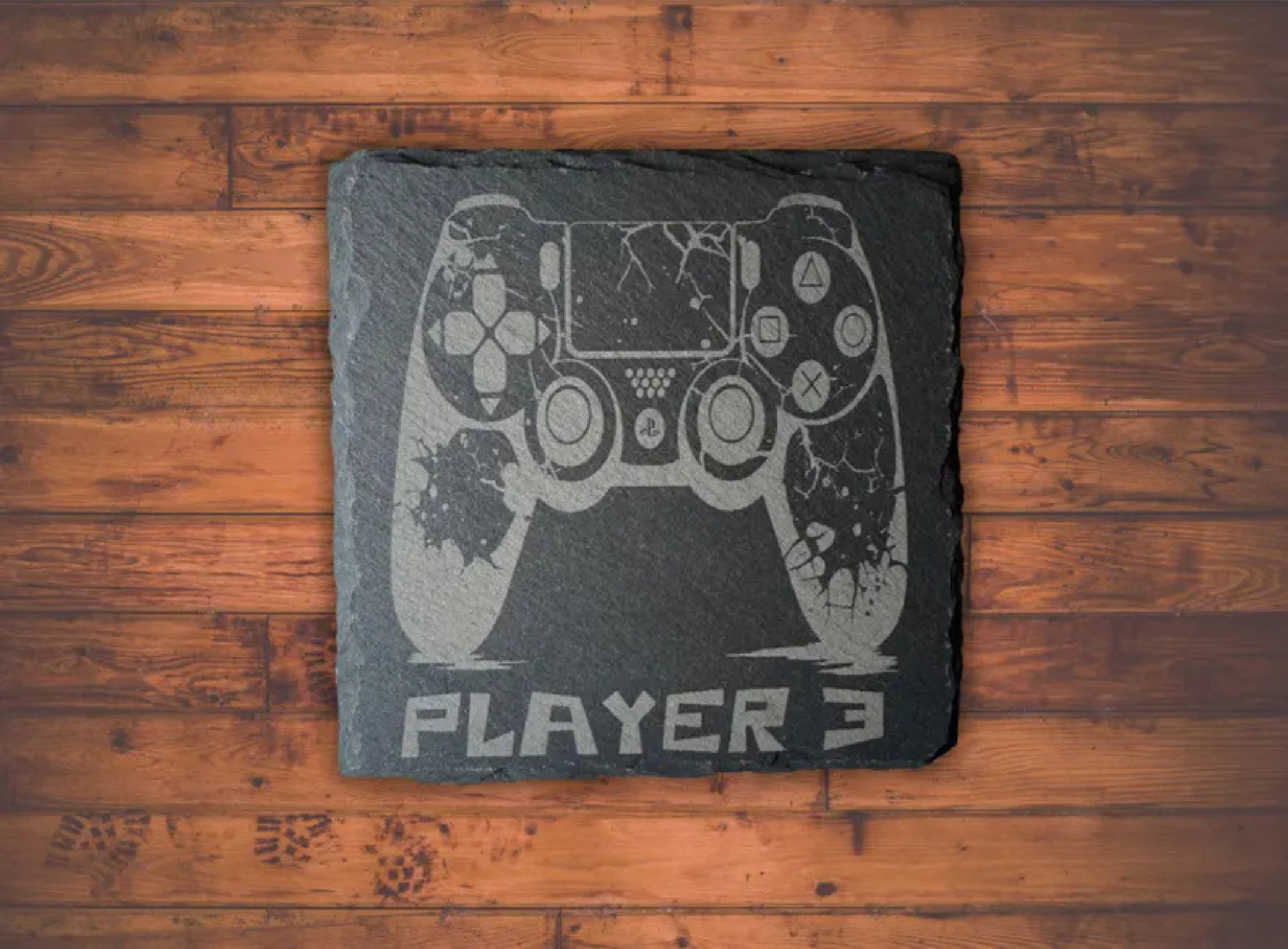 Personalised Game Controller Slate Coasters - Image 4
