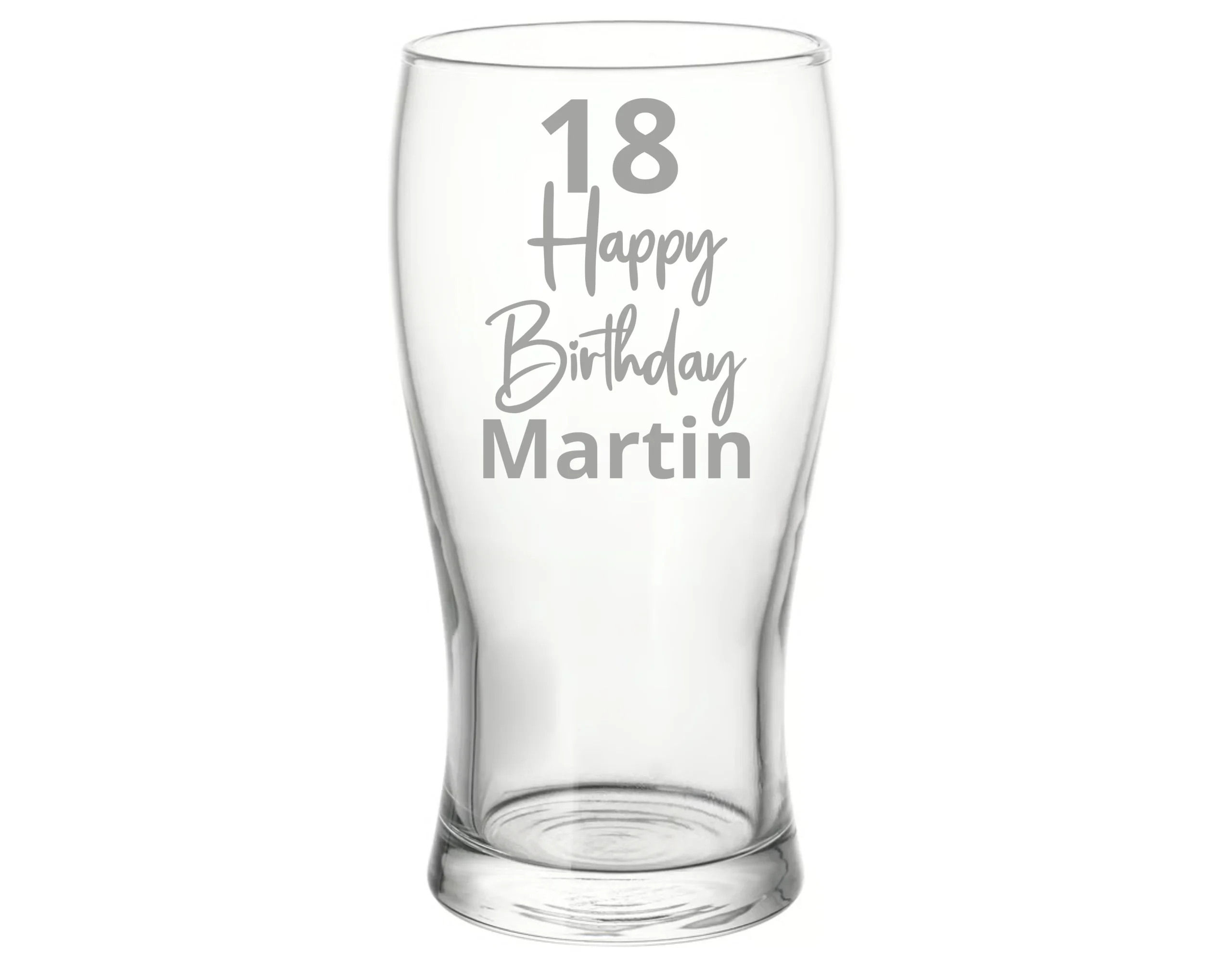 Personalised Beer Glass – Engraved Pint Glass (568ml) | Custom Etched Gift UK - Image 5