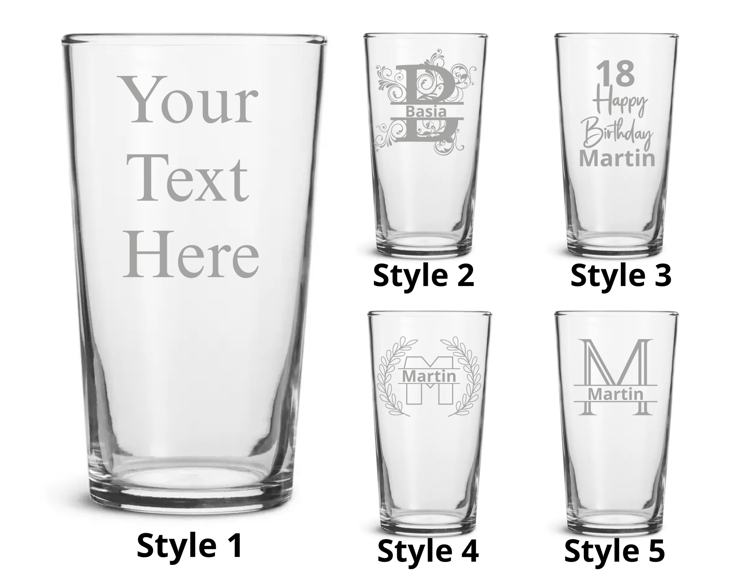 Custom Beer Glass